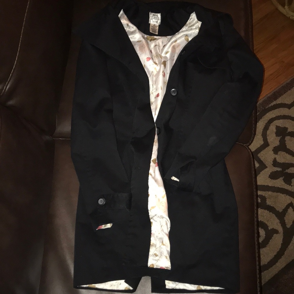Black trench coat!